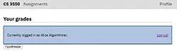 Web Grading Application